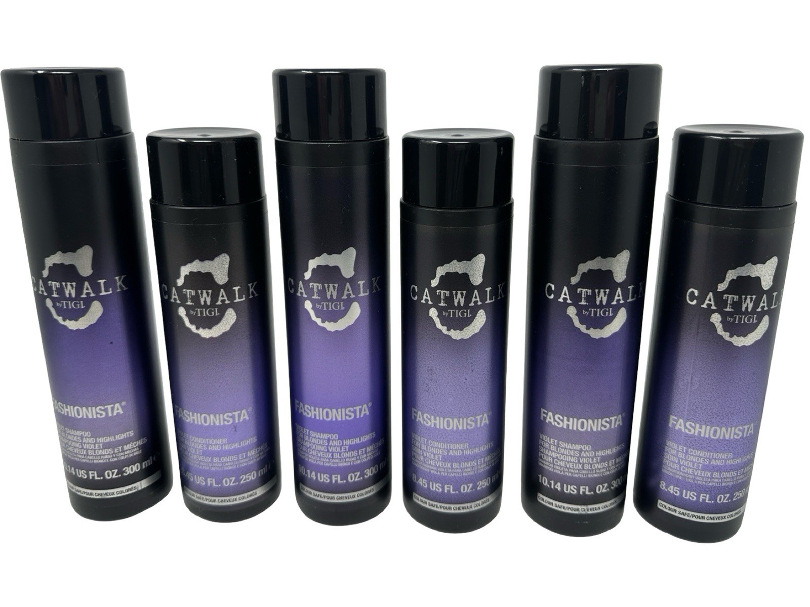 Tigi Catwalk FASHIONISTA Violet Duo Shampoo and Conditioner (Lot of 3 Sets) NEW