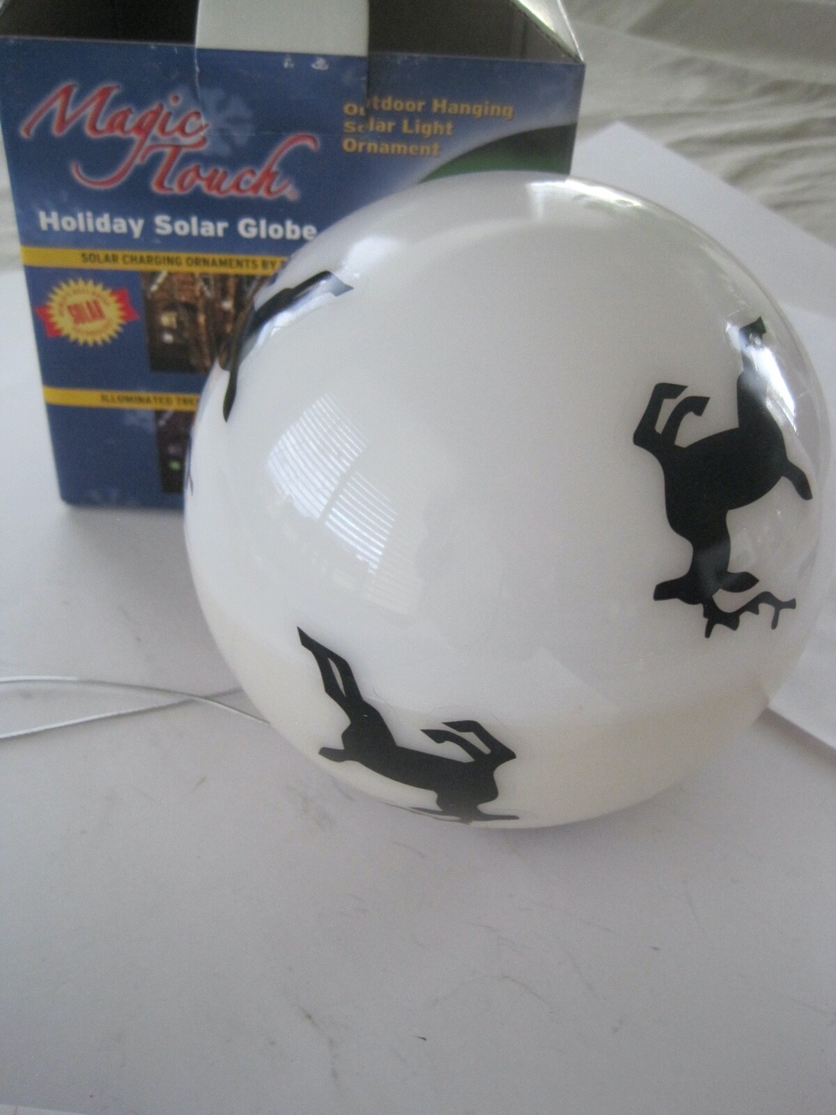 Magic Touch Holiday Solar Globe GUC