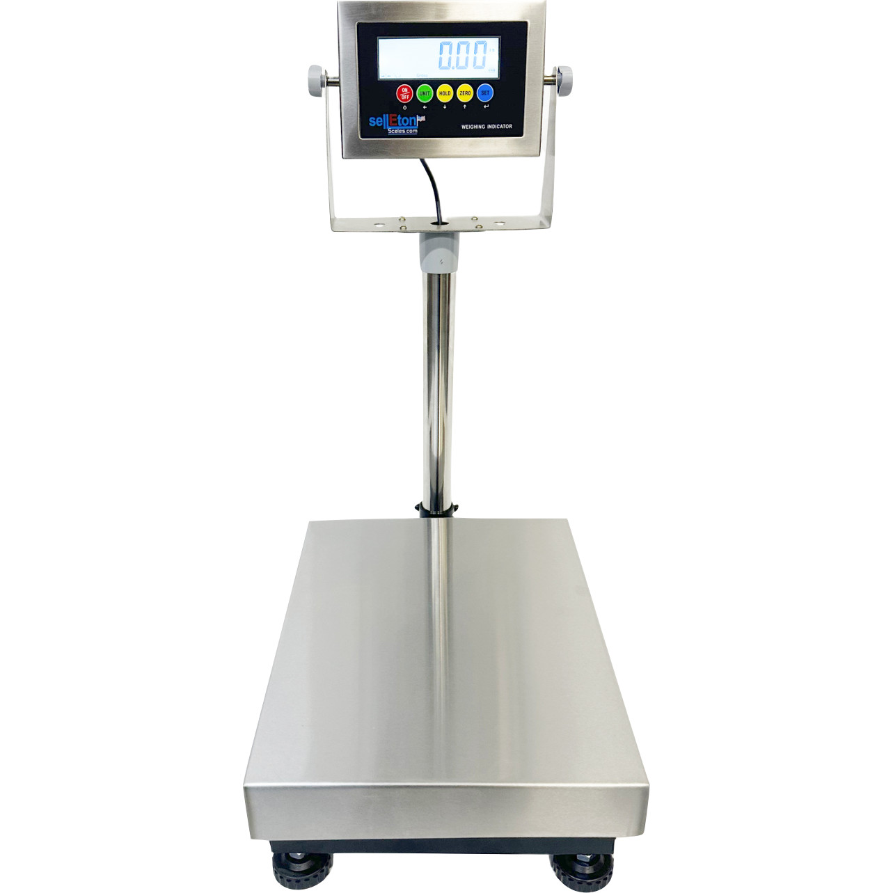 Industrial Bench scale 16”x12” Stainless steel platform & indicator 400 x .2 lb