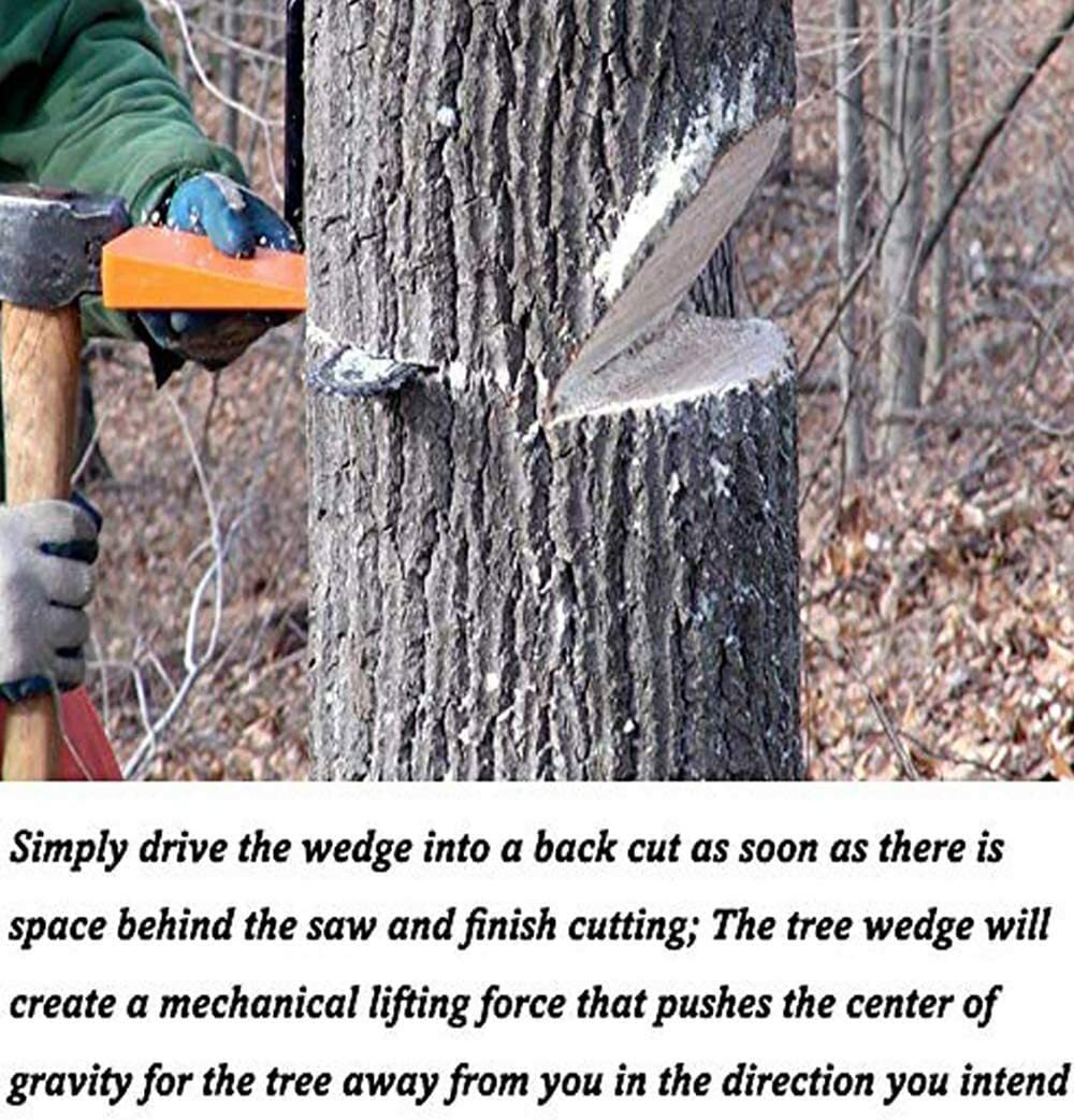 3 - 8" " USA HARD logging Felling Bucking Tree Forestry Falling Spiked Wedges