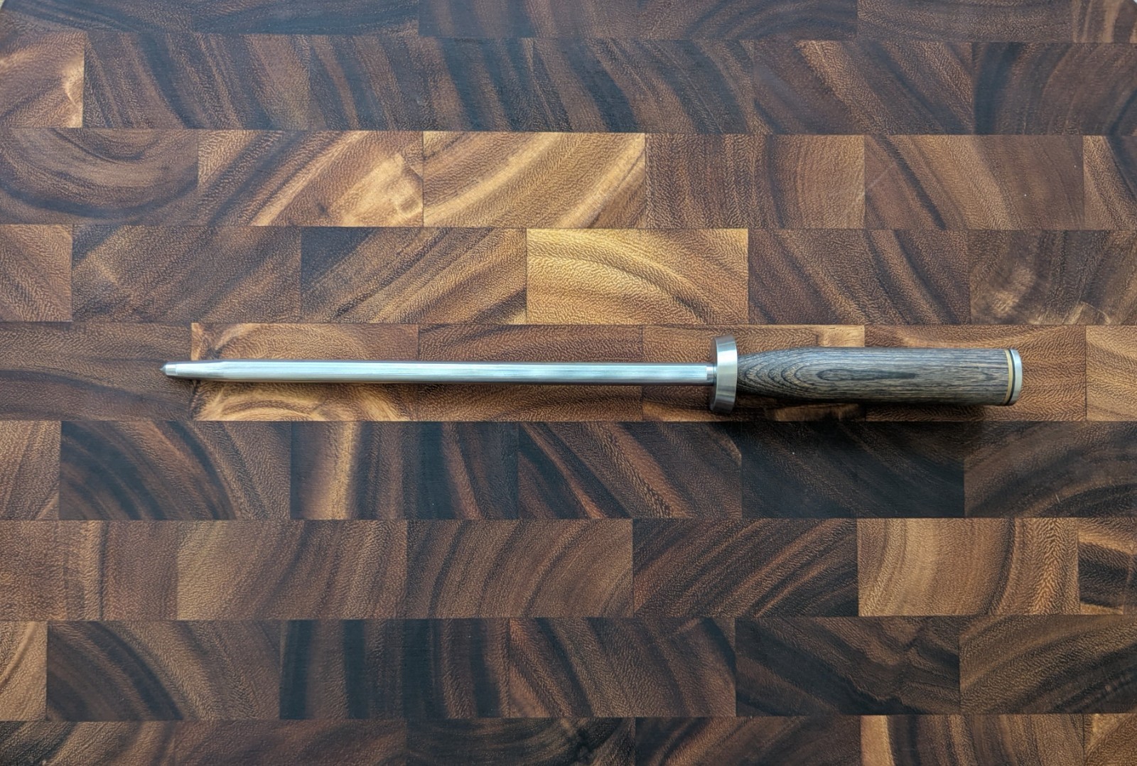 Shun Premier 9" Combination Honing Steel Honing Rod Pakkawood Japanese Sharpener