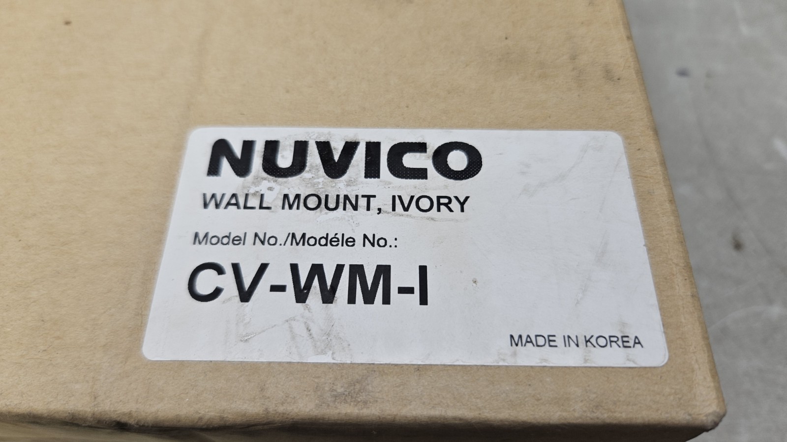 NUVICO Wall Mount Ivory CV-WM-1