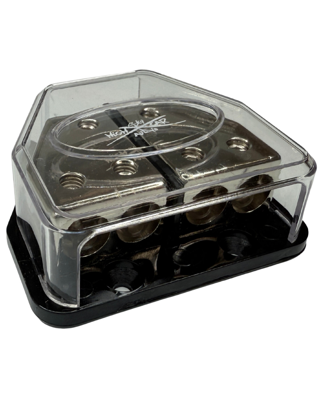 Sky High Car Audio 4 Power Distribution Block - 4/8 AWG In, 4/8 Gauge Car Audio