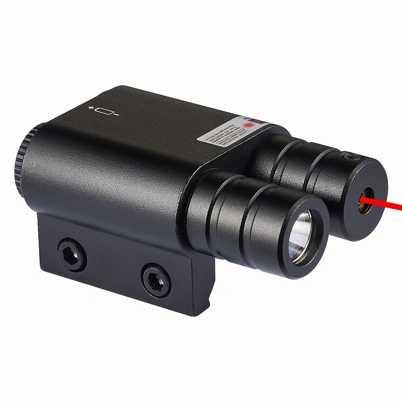 Mini Red Laser Dot Sight Combo with Flashlight & 20mm mount