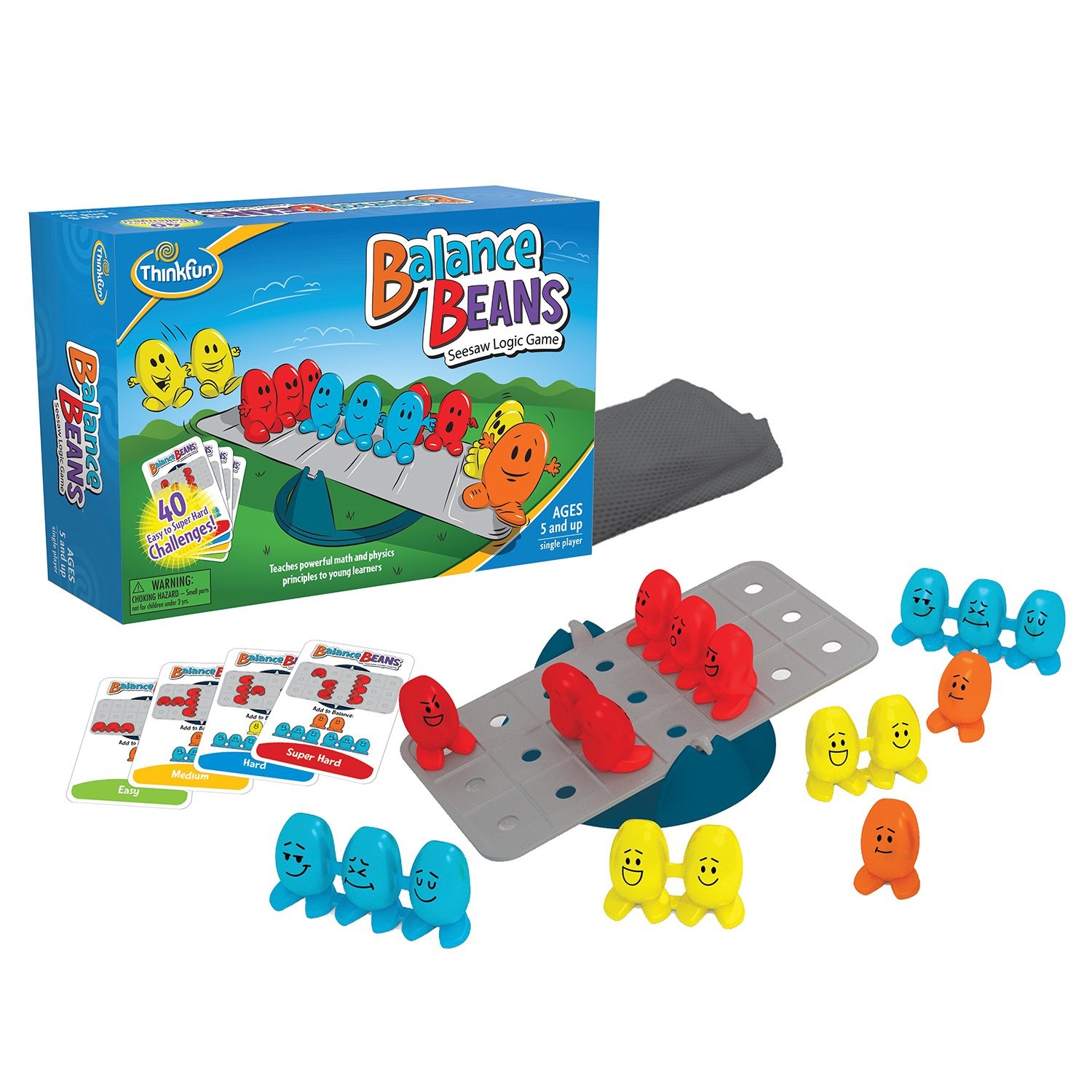 Balance Beans Math Game - Engaging Pre-Algebra Puzzle for | Enhances Logical ...