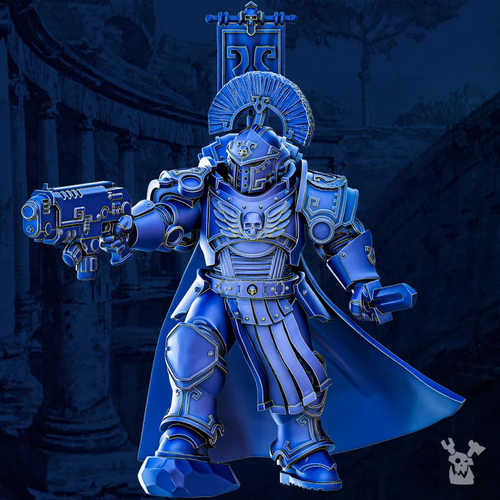 Princeps Cohorte Squad Sergeant - 28mm Heroic Legio - Resin Tabletop Miniature