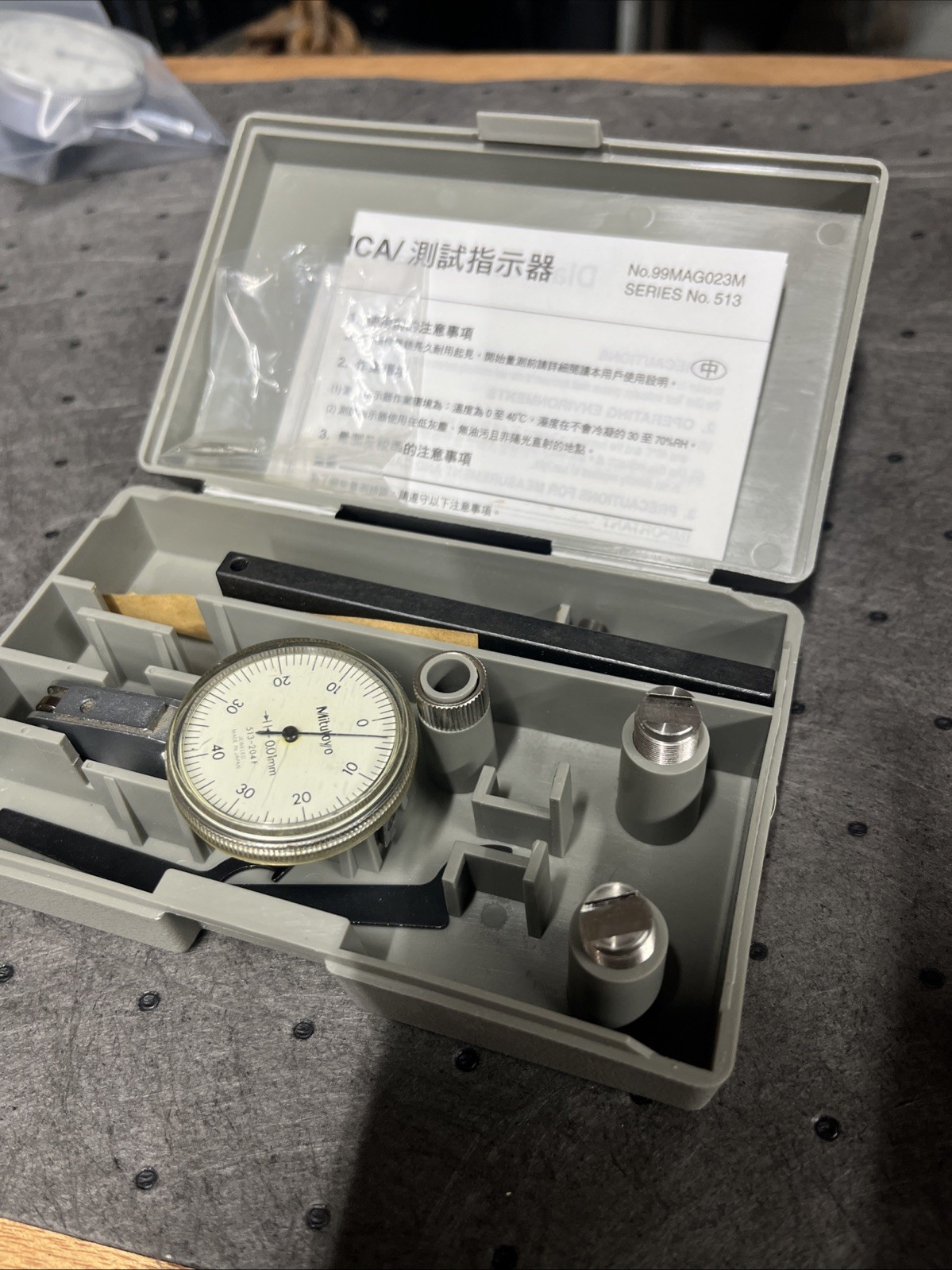 Mitutoyo 513-204F Dial Indicator