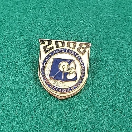2008 Bob Hope Chrysler Classic Gold Hat Jacket Lapel Pin