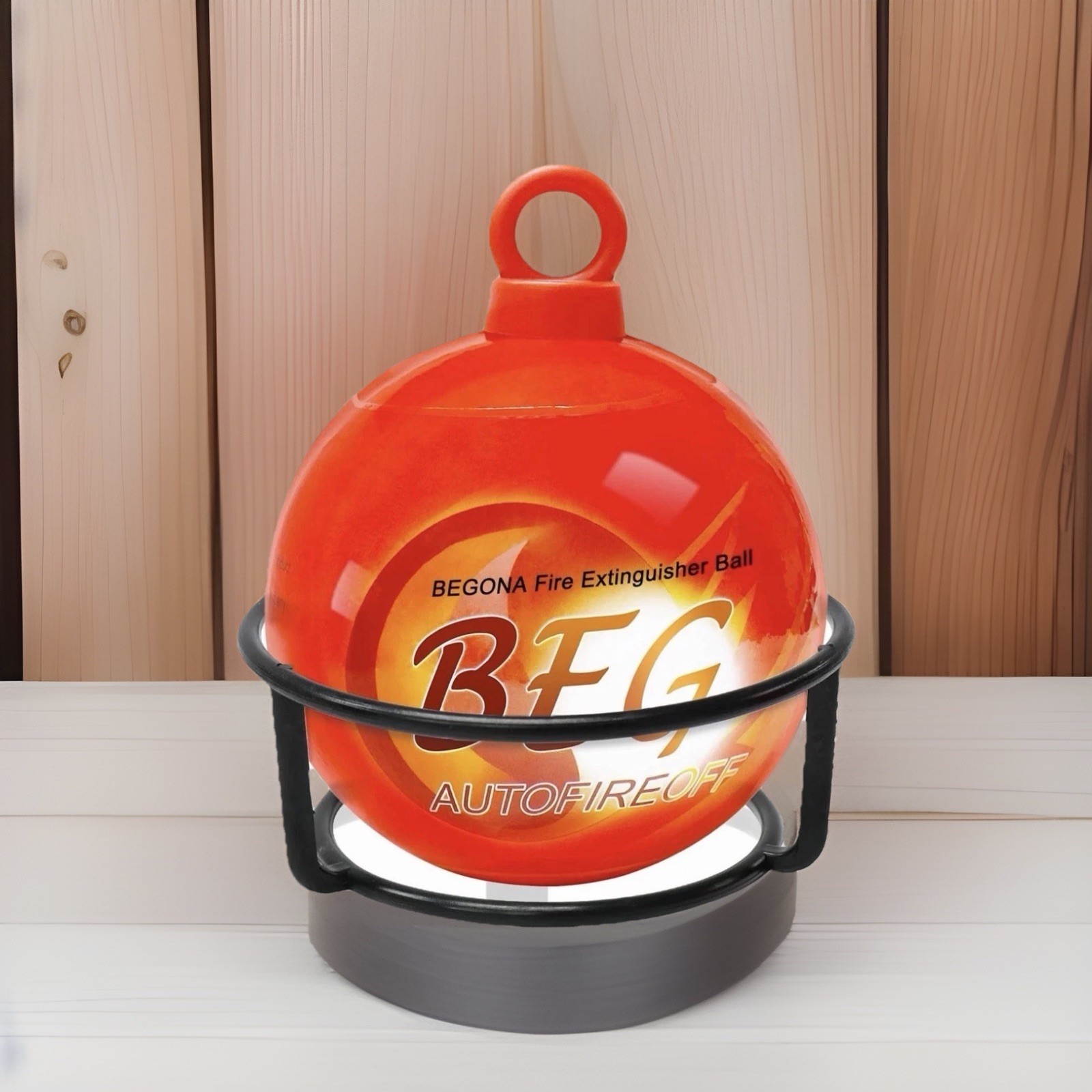 Begona Automatic Fire Suppressant Ball Extinguisher w/ Stand/Mounting 0.5 kg New