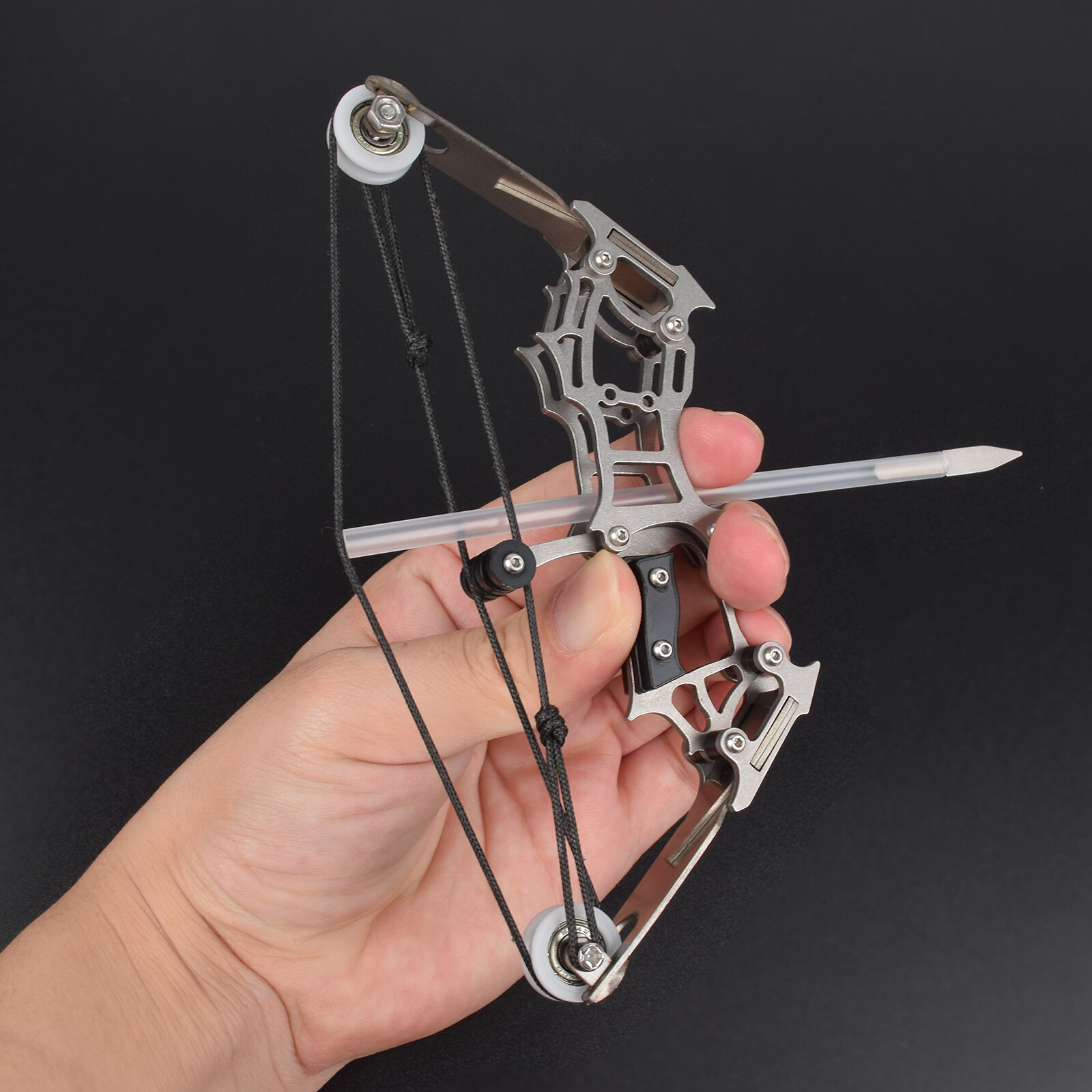 MINI Bow Archery Compound Bow w/12 Arrows for Hunting Shoot Target Practise