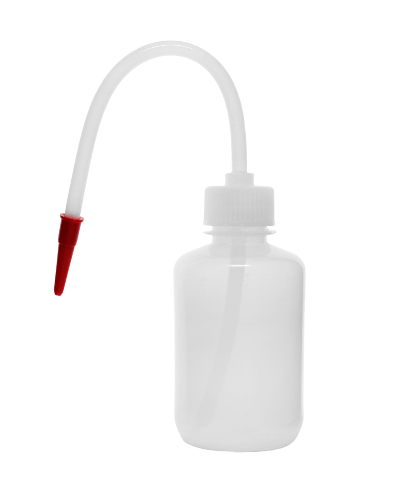 Wash Bottle, 125ml - Polyethylene - Flexible Delivery Tube - Eisco Labs