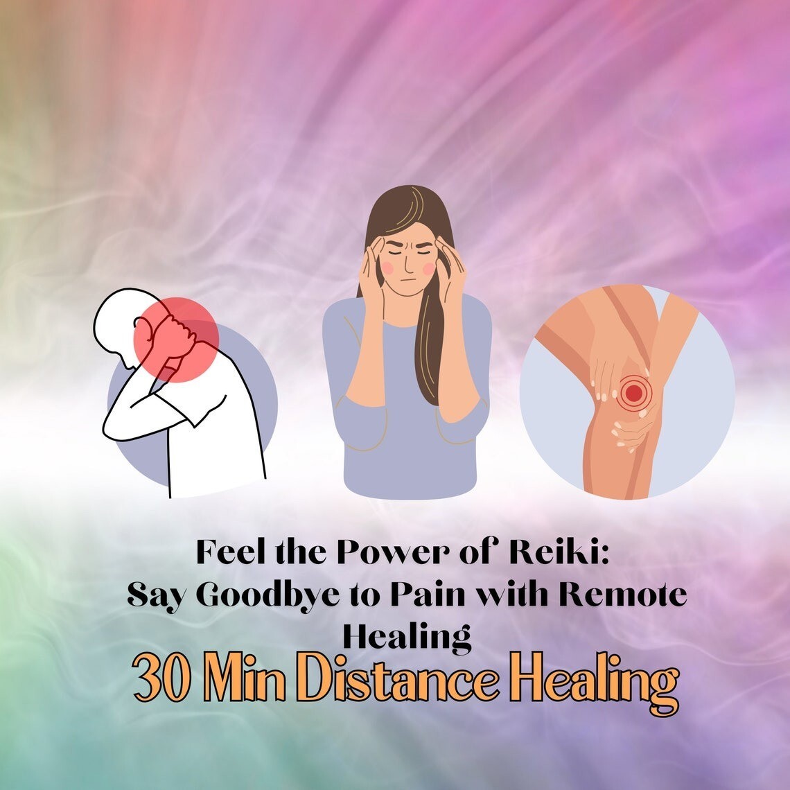 Feel the Power of Reiki: Say Goodbye to Pain with Remote Healing - 30 Min Distan