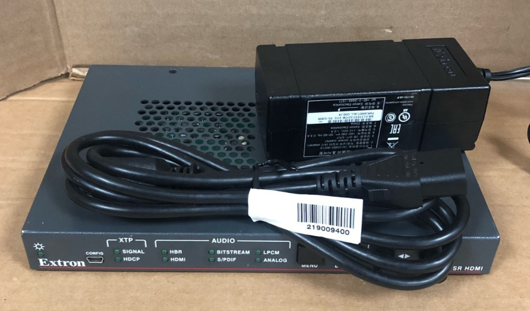 Extron XTP SR HDMI  RGB Scaling Audio Video Receiver W/AC-ADAPTER