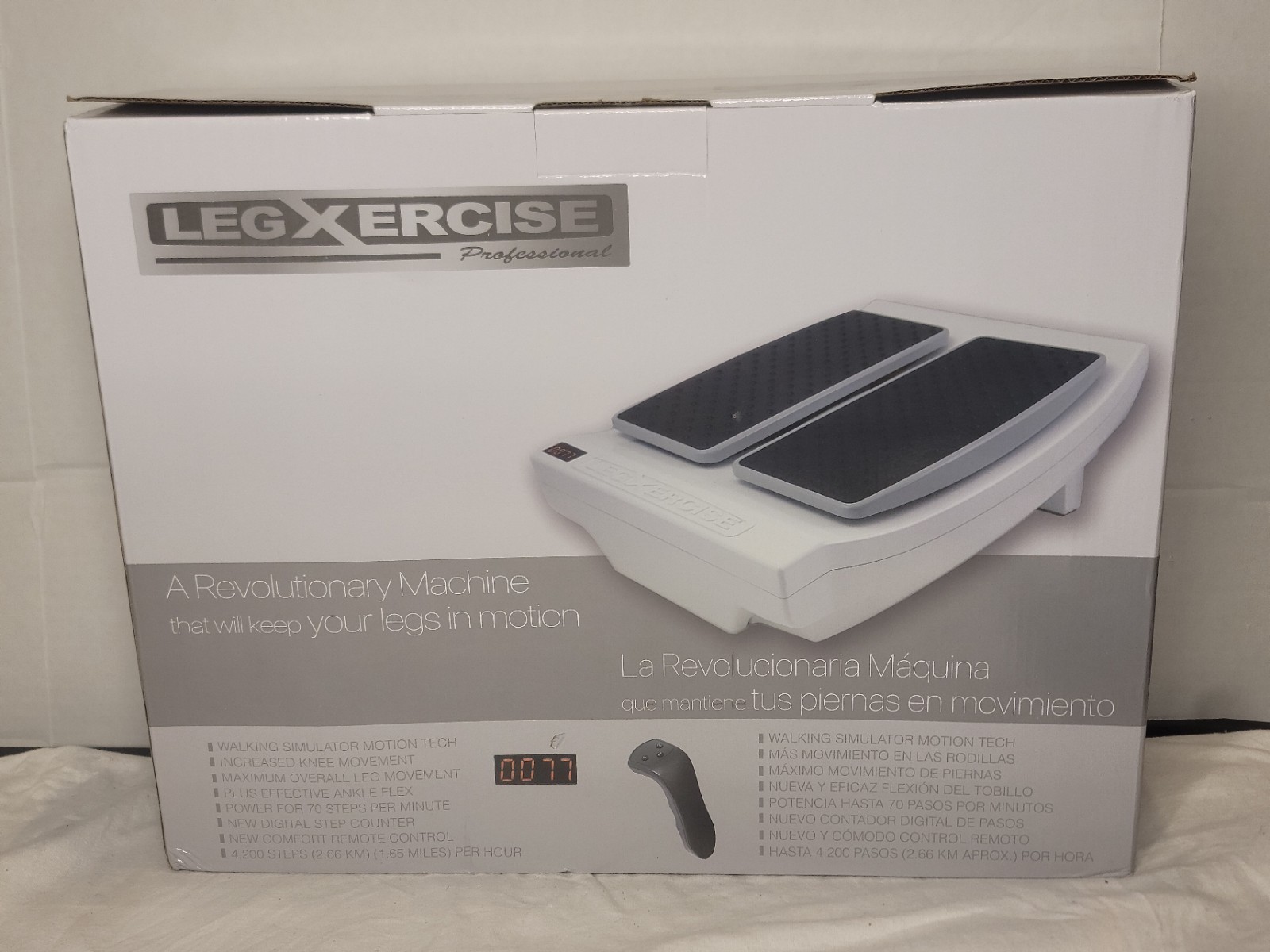 LegXercise Pro LEGX-012 Motorized Leg Activator Exercise Machine With Remote NEW