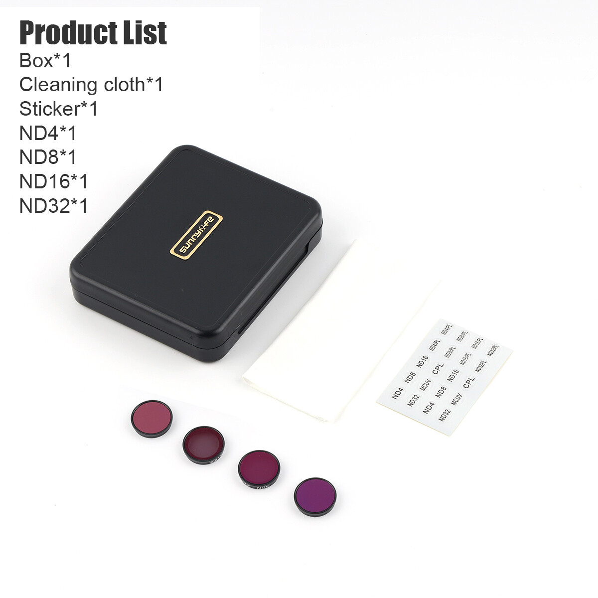Camera Filter MCUV CPL ND4 ND8 ND16 ND32 Lens Filter for Insta 360 GO2 /GO 3