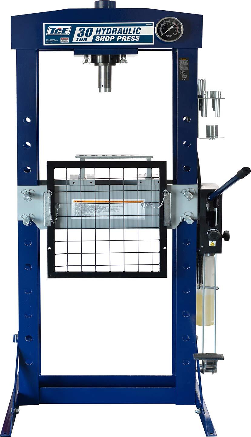 TCE 30Ton Speedy Dual Funciton Quick Pump Manual Shop Press,Hand,Foot Pedal