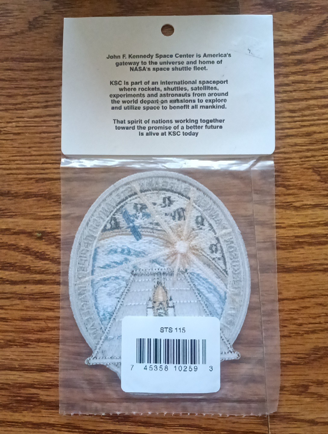 NASA Space Shuttle Embroidered Patch.....NIP Kennedy Space Center