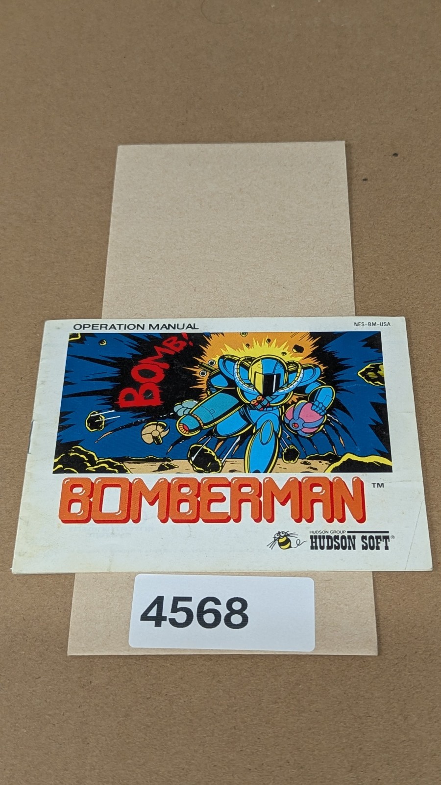 Bomberman - Nintendo NES- Manual Only **NO GAME!