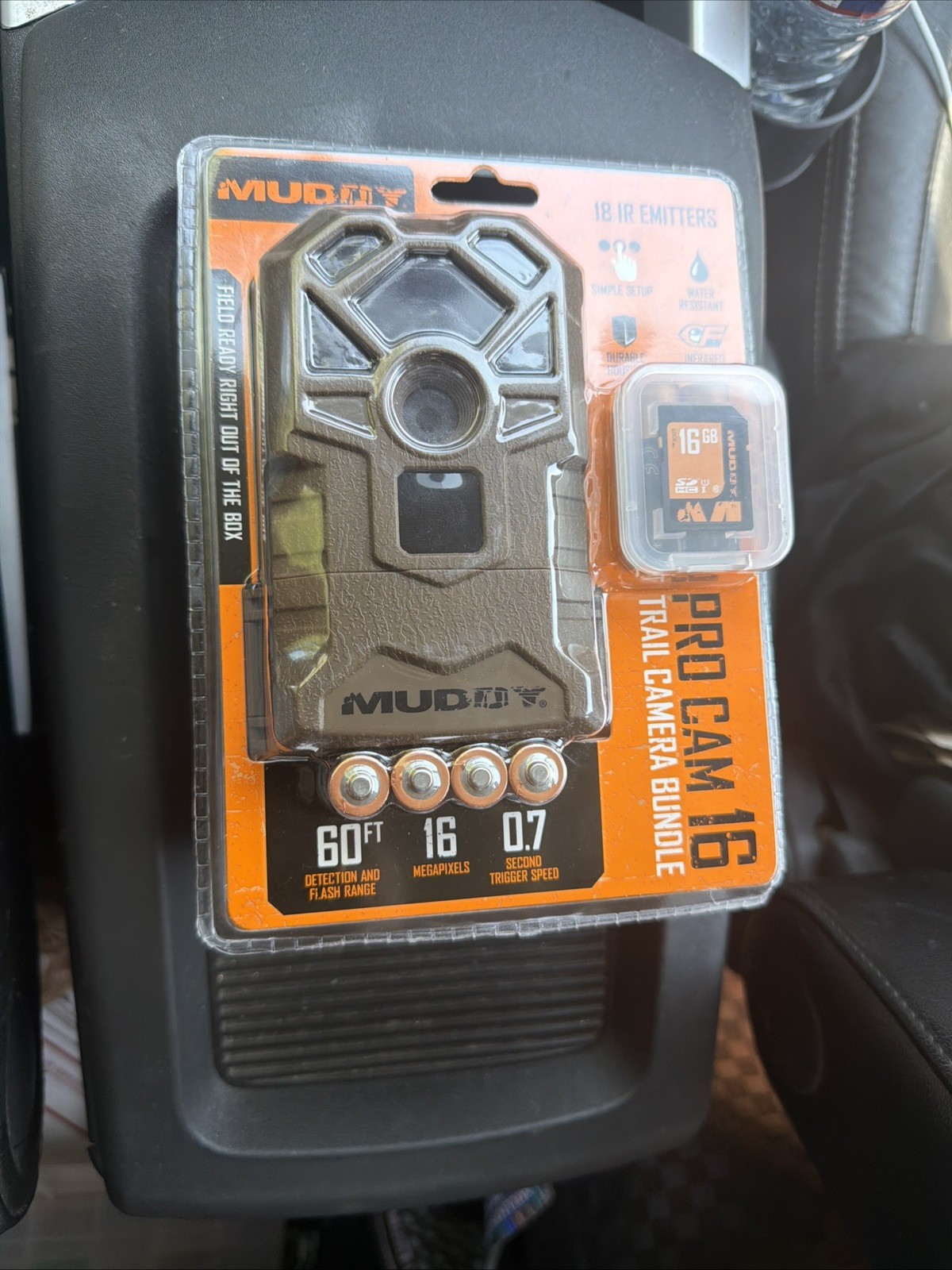 MUDDY Pro Cam 16 Combo Video Trail Camera Batteries & 16GB Memory Include NEW