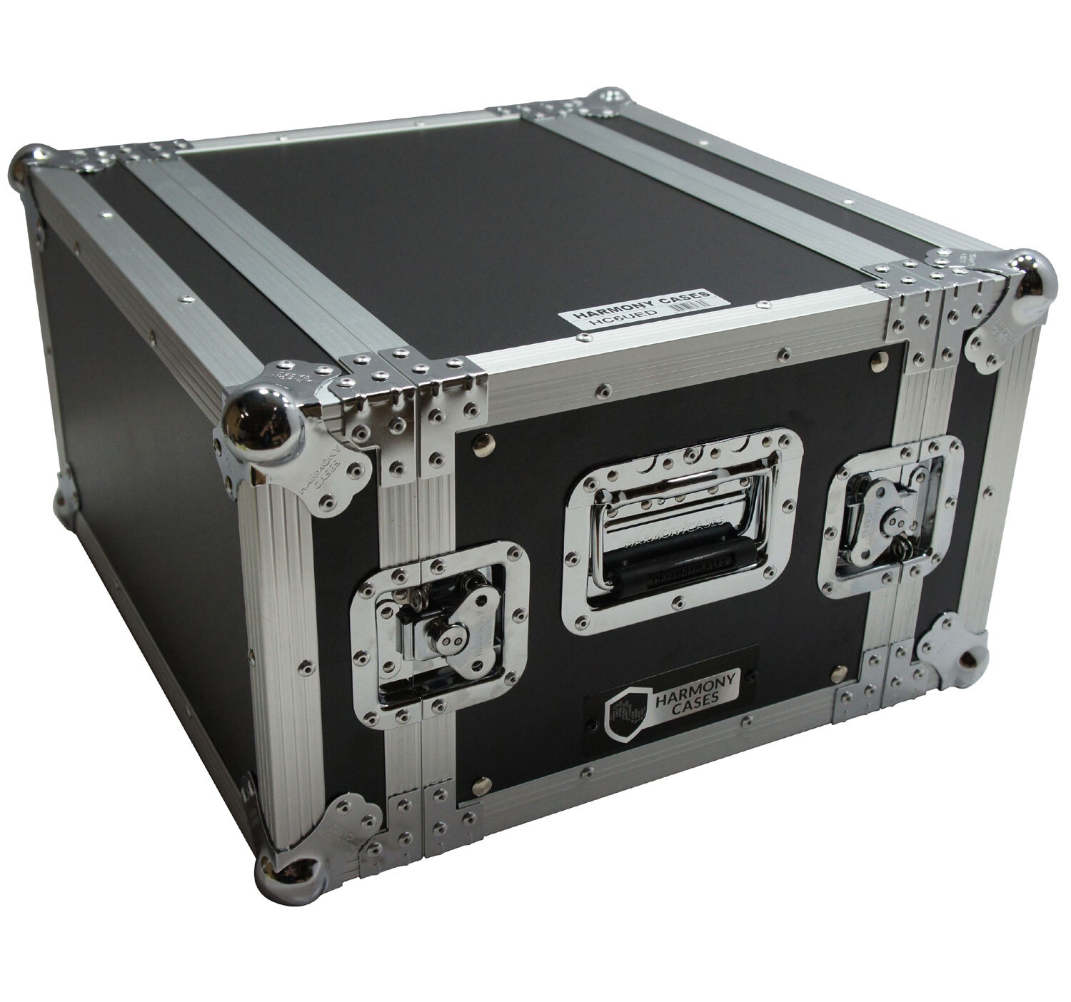 Harmony Cases HC6UED Pro DJ Flight 6U FX Effect 16" Depth Road Vertical Case