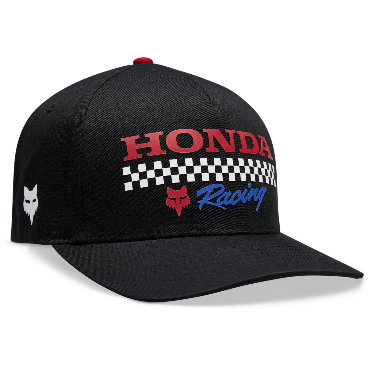Fox Black Honda Flexfit Hat 33382-001-S/M