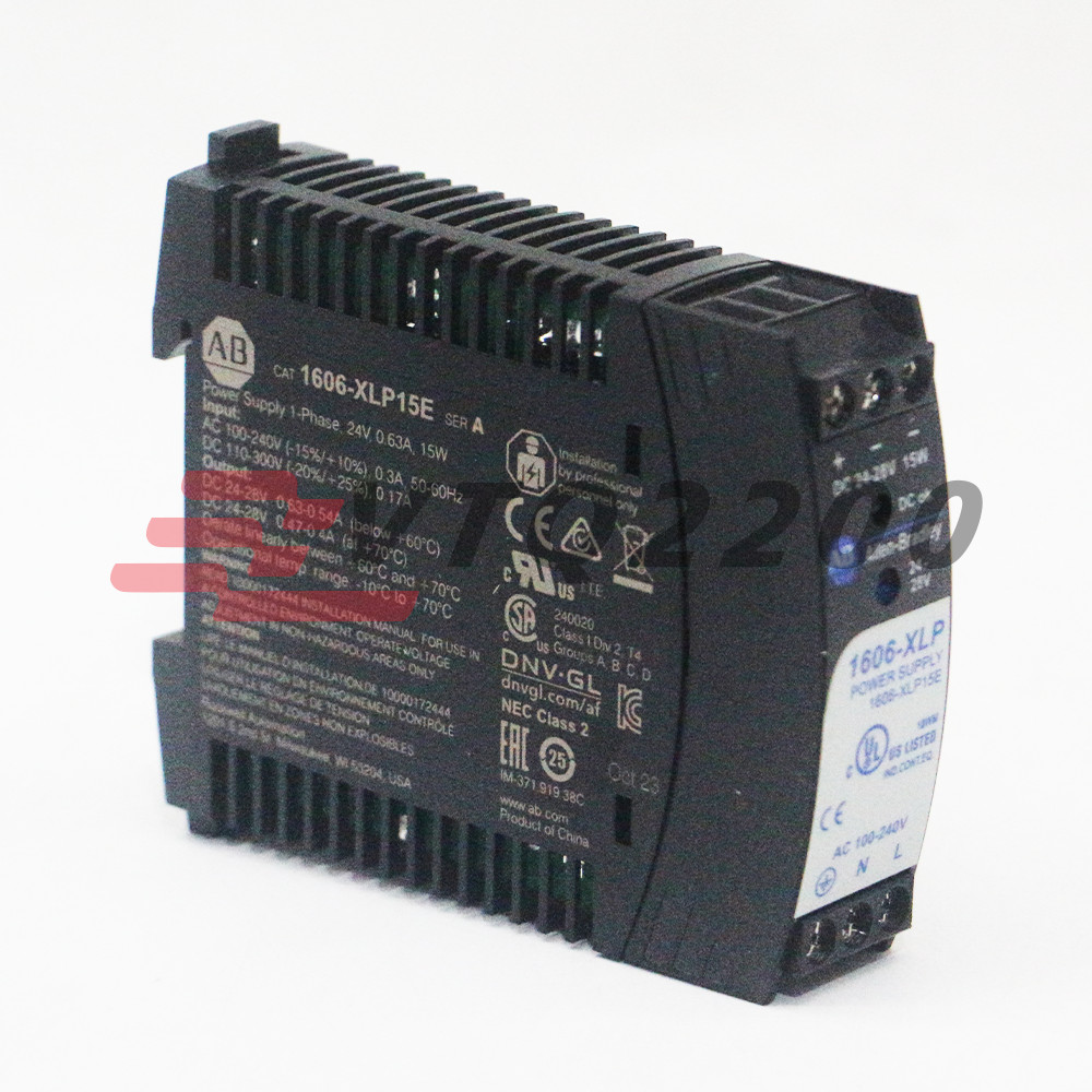 Brand New Allen Bradley 1606-XLP15E Compact Power Supply 24-28V DC