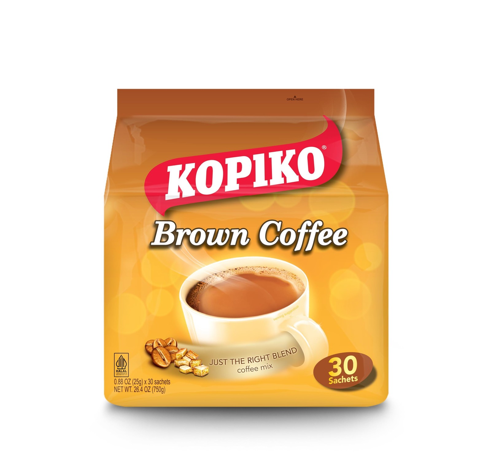 Kopiko Brown Instant Coffee Mix – Authentic Indonesian Volcanic Coffee – Tast...