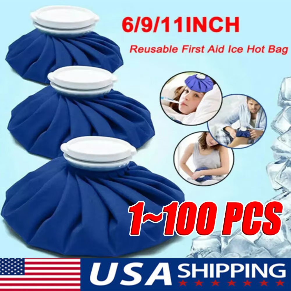 1~100x Ice Bags Packs Knee Neck Reusable Cold Relief Pain Headache Sport Injury