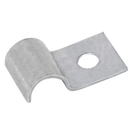 Kmc Ch0407z1 Cable Clamp, Steel, 1/4 In Bundle Dia., Gray, 50 Pk