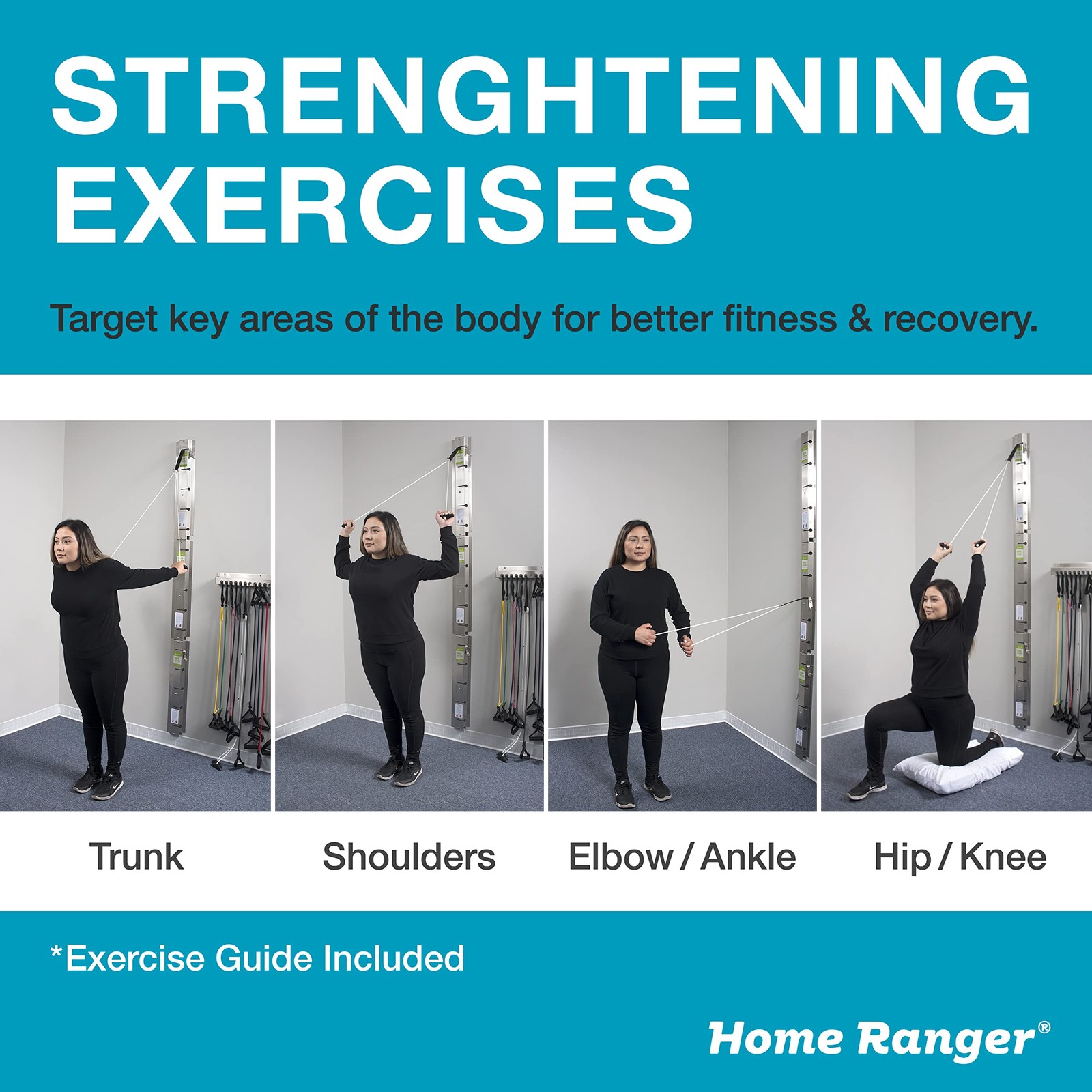 HomeRanger Premium Shoulder Pulley System - Original Version, Model 240 - Erg...