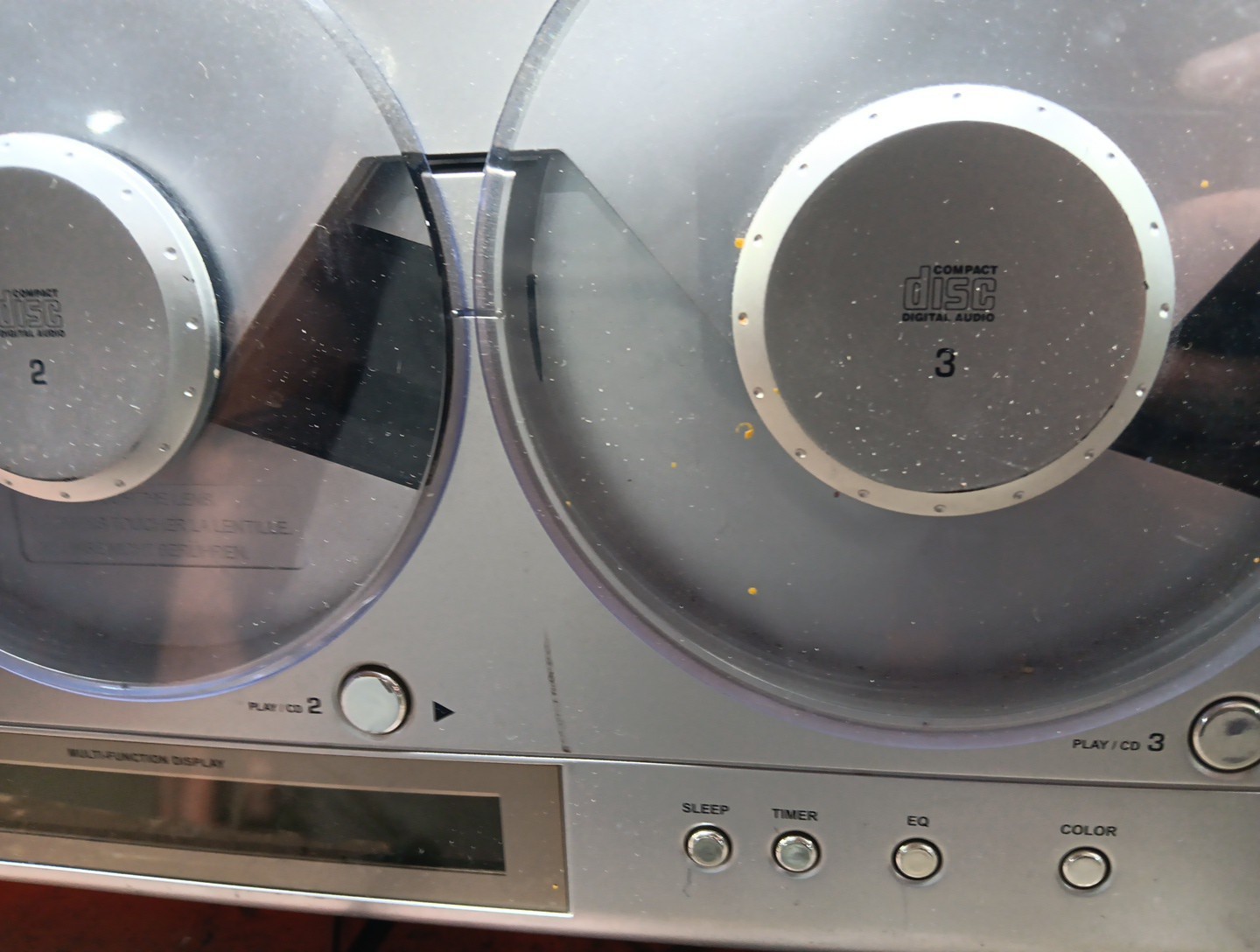 Emerson MS3103 Triple-Play Linear 3CD Changer Plays With Issues (Read)