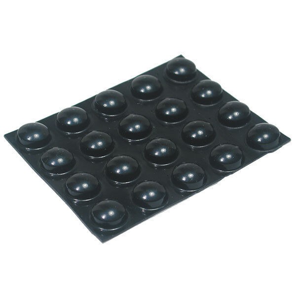 20 Small Black Rounded Top Round Bumps Help People with Low Vision or Blind