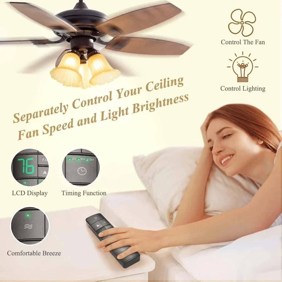 HD3 Ceiling Fan Remote Control Replacement for Hampton Bay Home, Free shippin