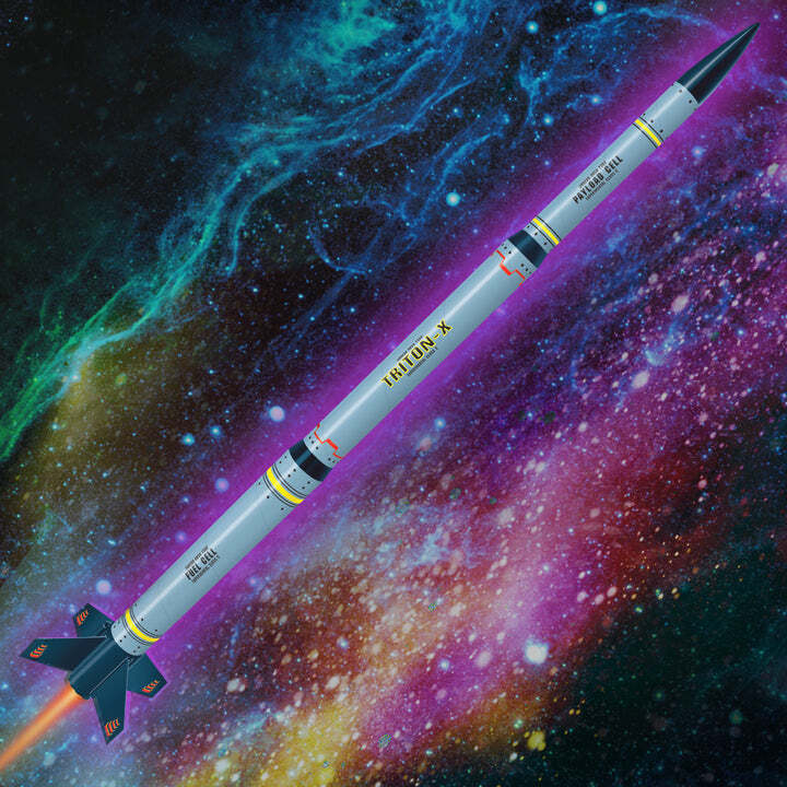 Quest Flying Model Rocket Kit Triton-X  QST 1617