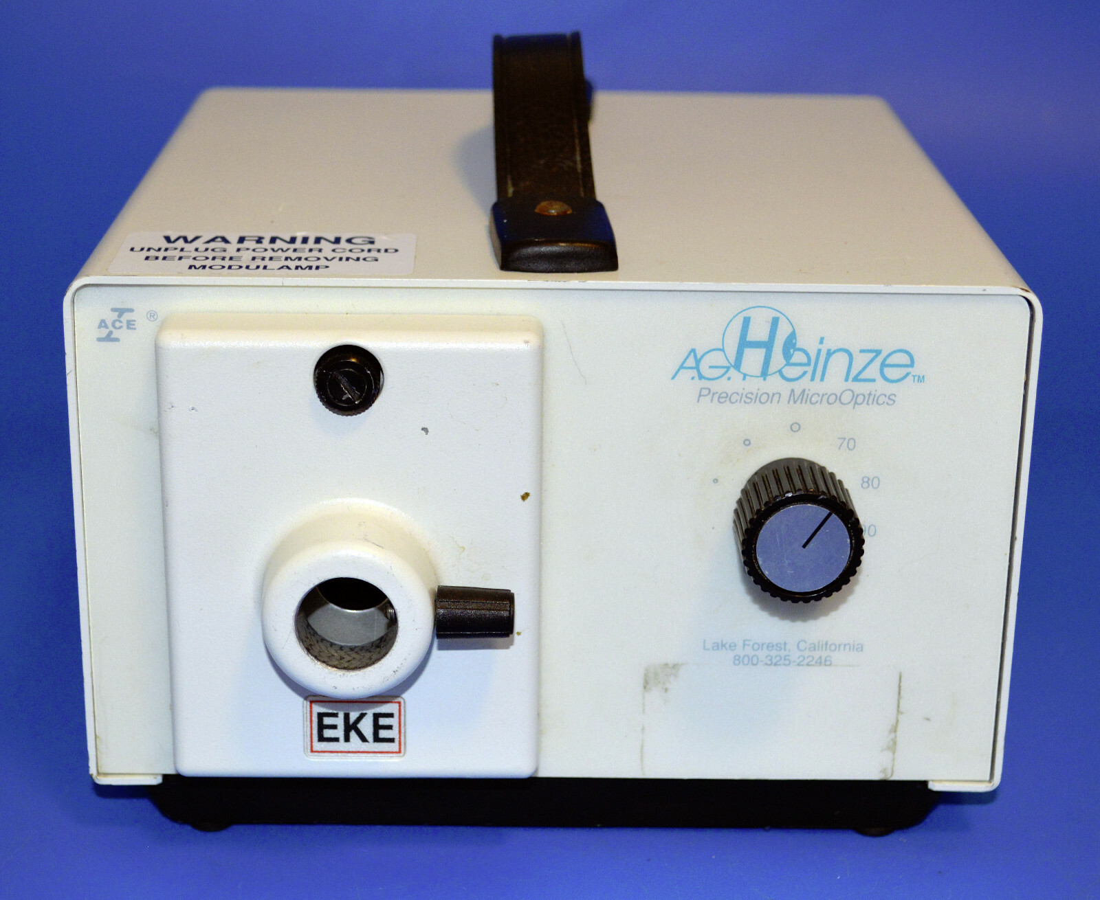 Schott-Fostec AG Heinze Ace Fiber-Optic Light Source / No Bulb