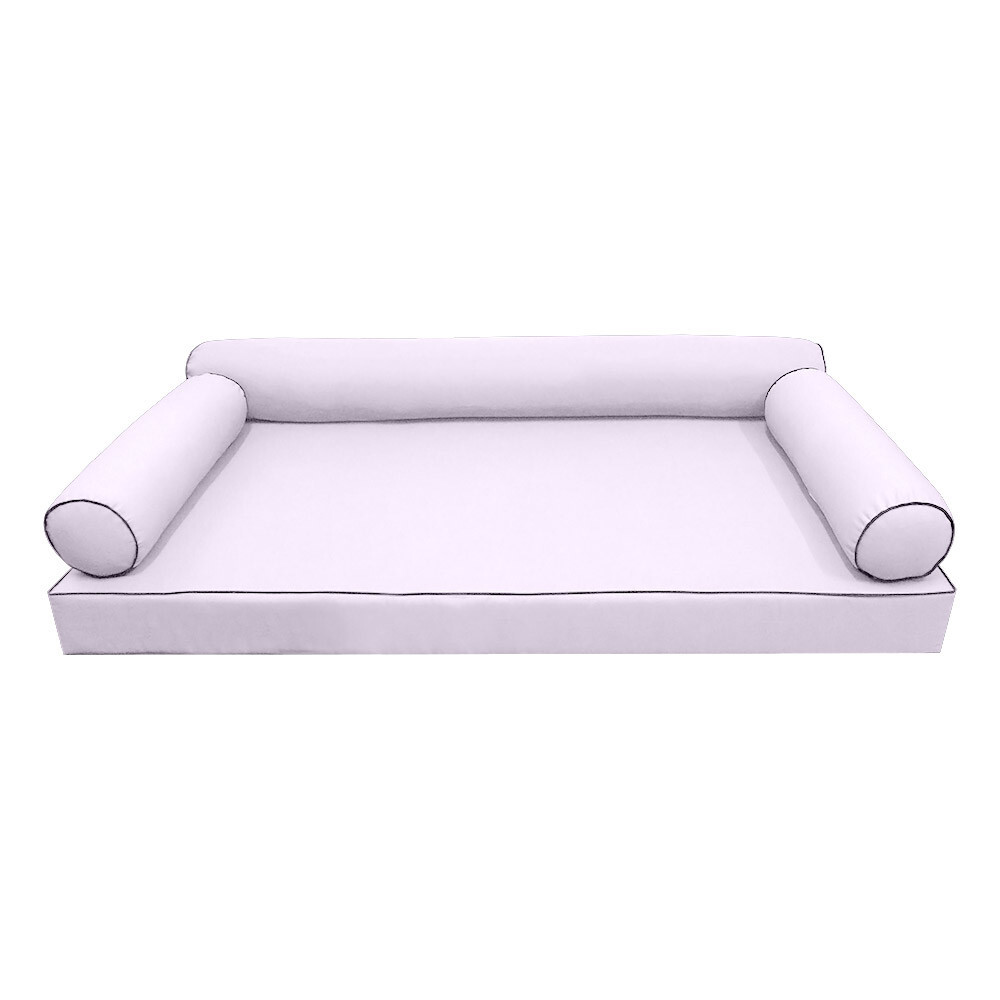 STYLE6 Mattress & Pillow Daybed Porch Swing Contrast Trim Twin AD107 COVERS ONLY