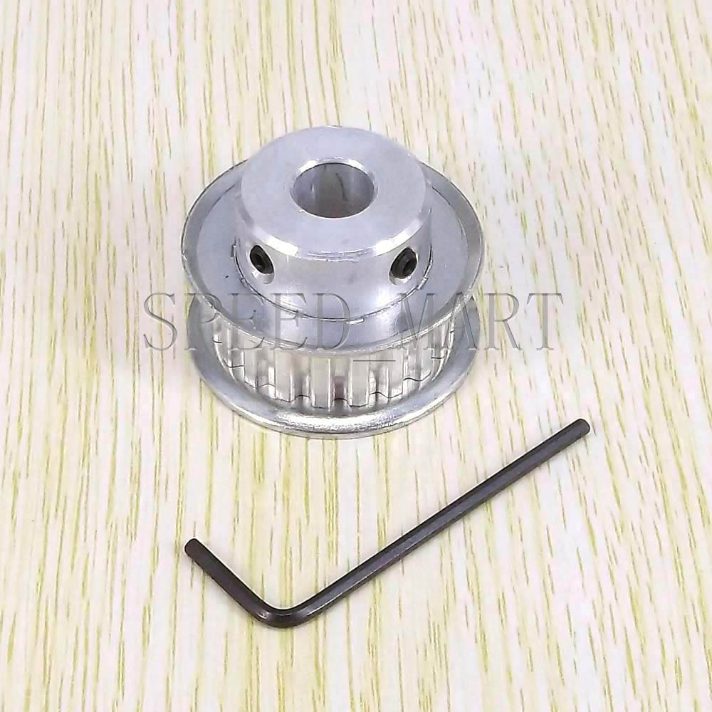 XL Type XL20T Aluminum Timing Belt Pulley 20 Teeth 7mm Bore for Stepper Motor