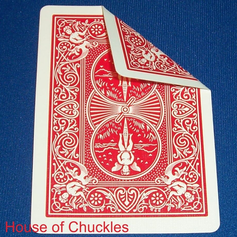 Double Back Red, Bicycle Playing Card Gaff Deck