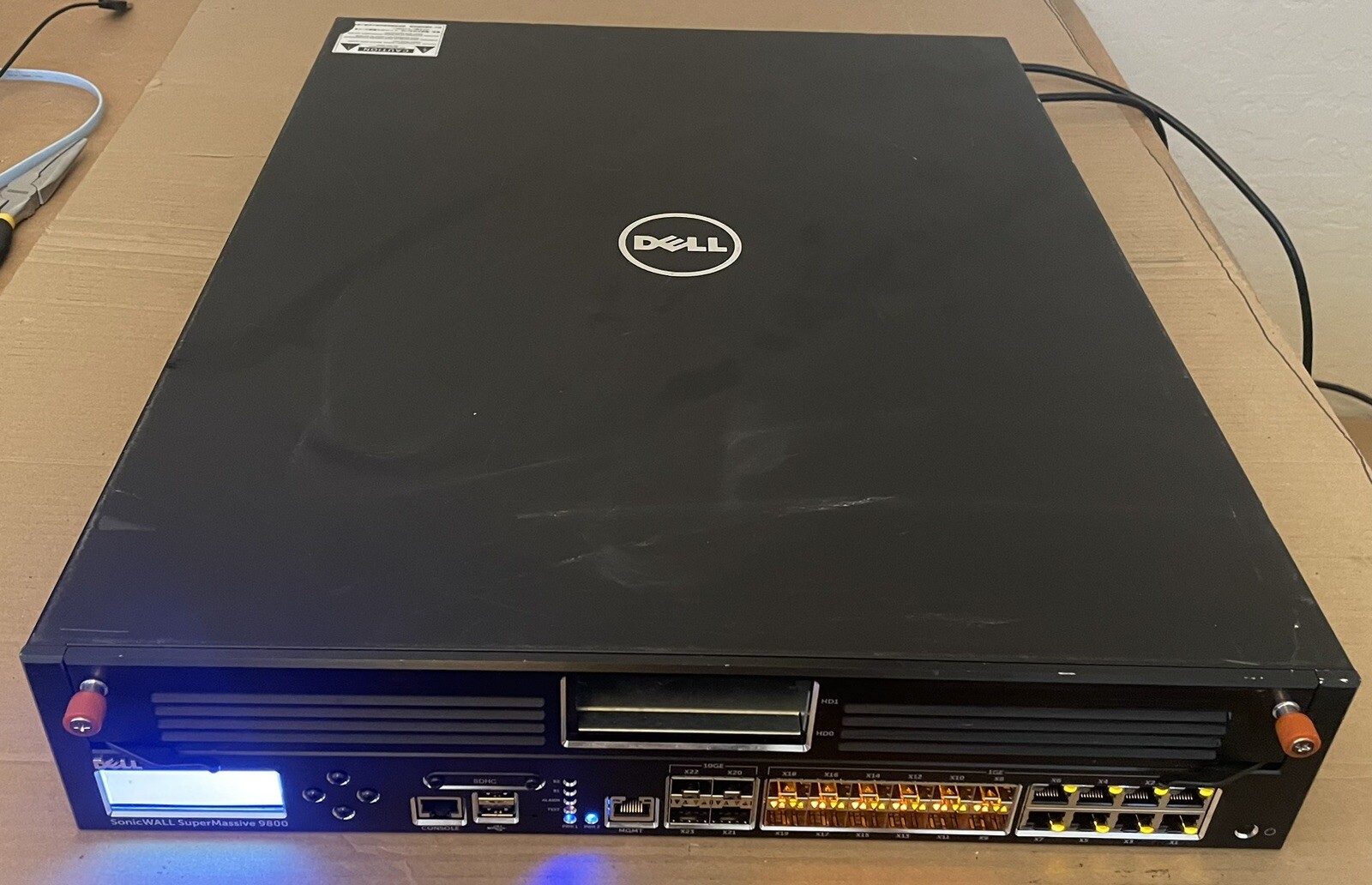 Dell Sonicwall SuperMassive 9800 2U Firewall Security Appliance 2RK04-0AD READ!!
