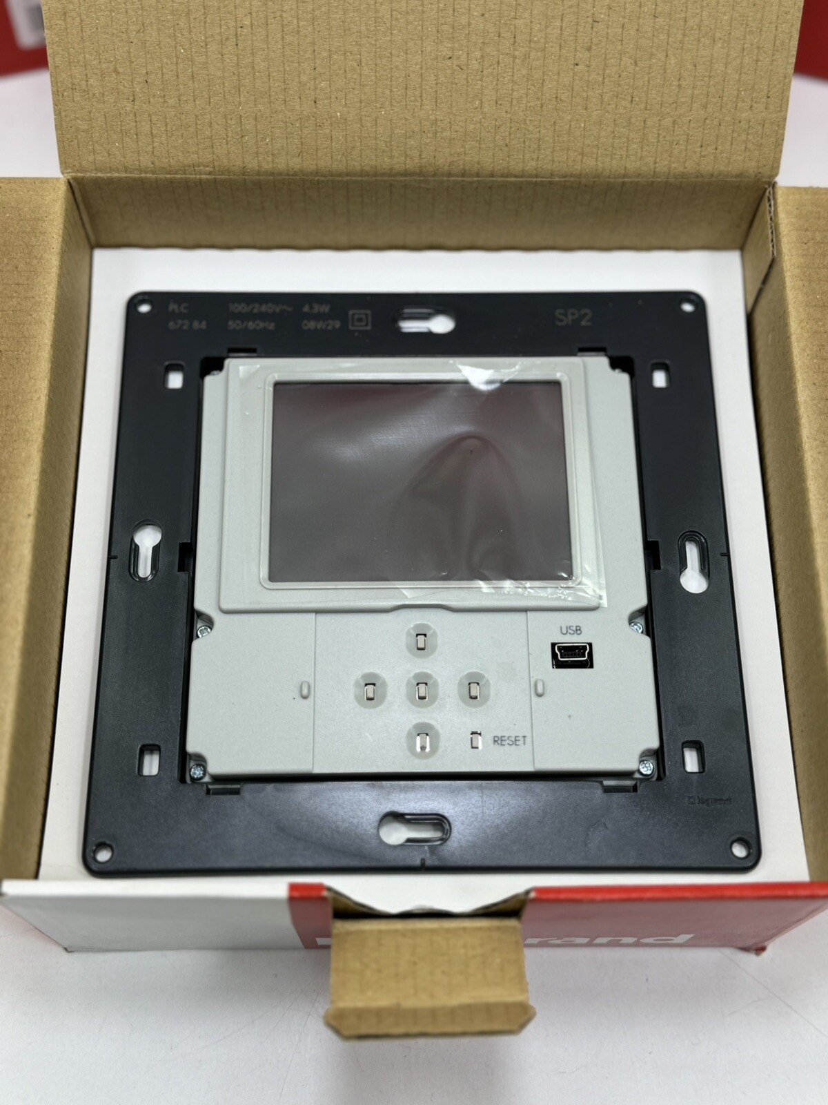legrand 67284 LEG67284 Touch screen scenario manager screen controller 672 84