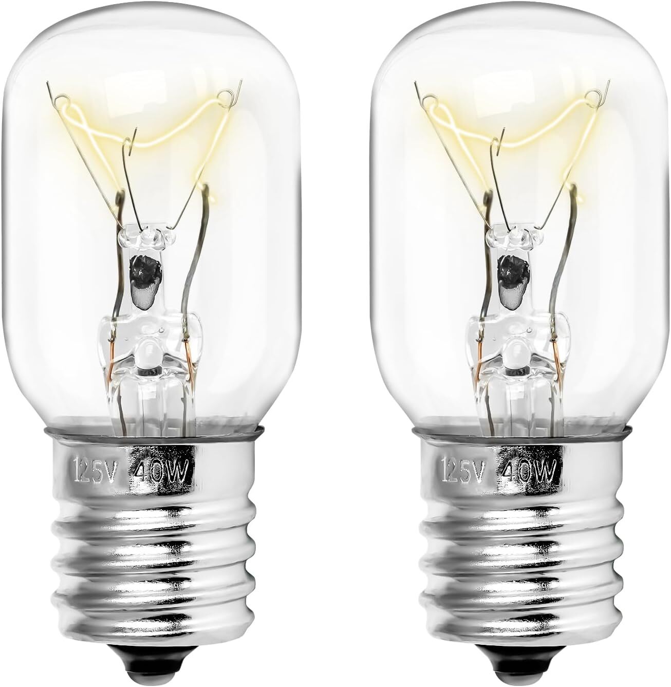 2Pc Microwave Exterior Light Bulb 125V for Whirlpool, AP4512653, 8206232A