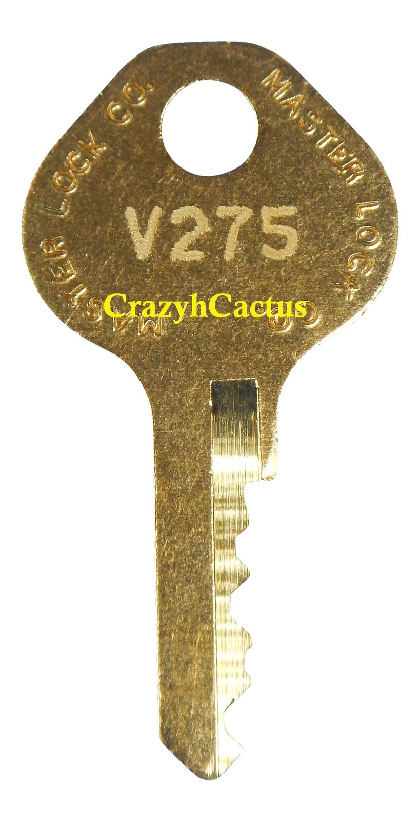 Master Lock Padlock 1525 1585 2010 2076 Control Key OEM Original Master Key V275