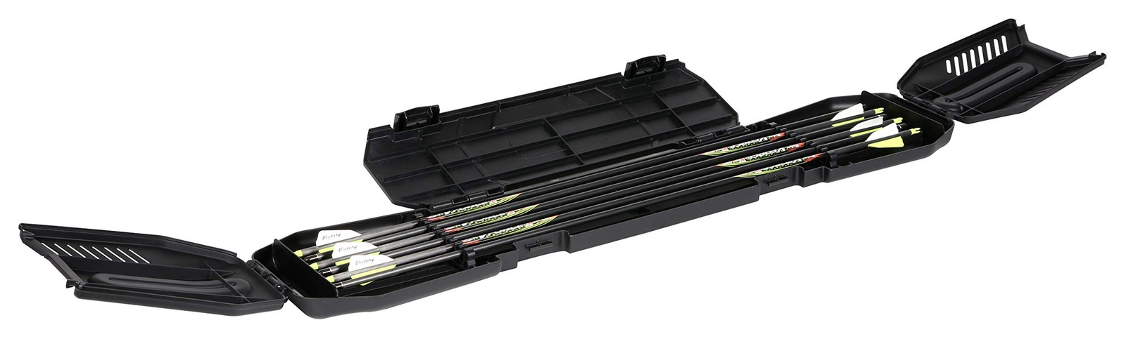 Plano Bow Max Arrow Case, Black, Archery Storage, Holds 6 Medium, Black