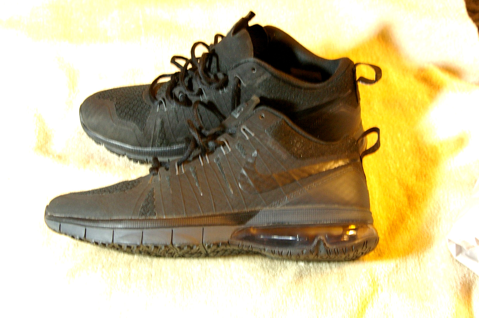 Size 12 - Nike Air Max TR180 Triple Black Basically unused.