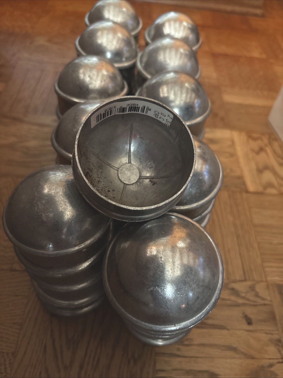 2 3/8 Chain link Fence Post Caps. Lot Of 51