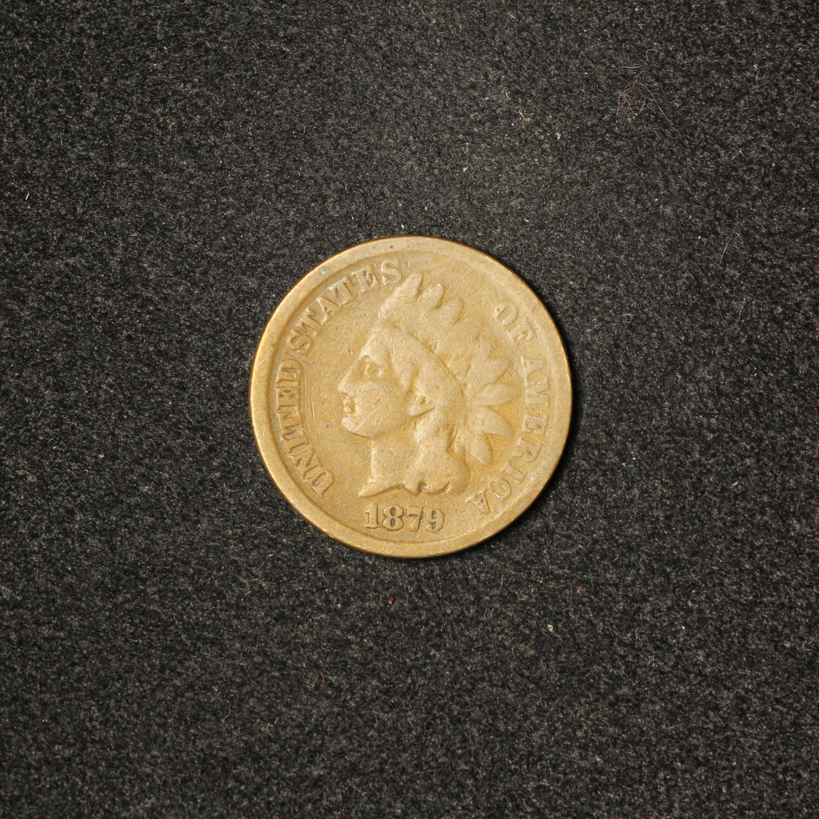 1879 1c Indian Head Cent - Free Shipping USA