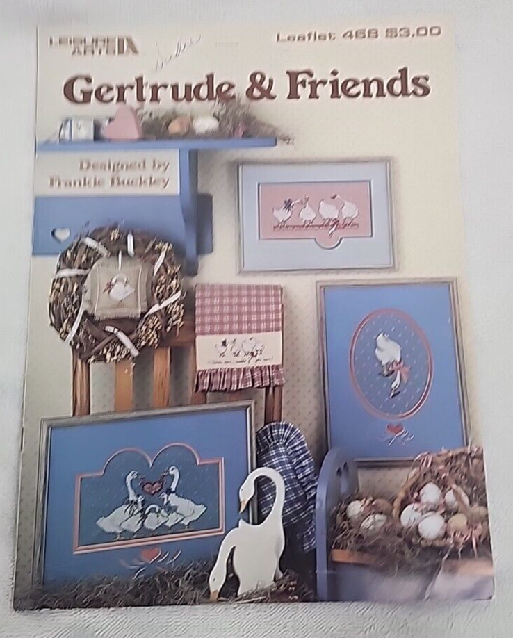 Leisure Arts Gertrude and Friends Leaflet 468 by Frankie Buckley