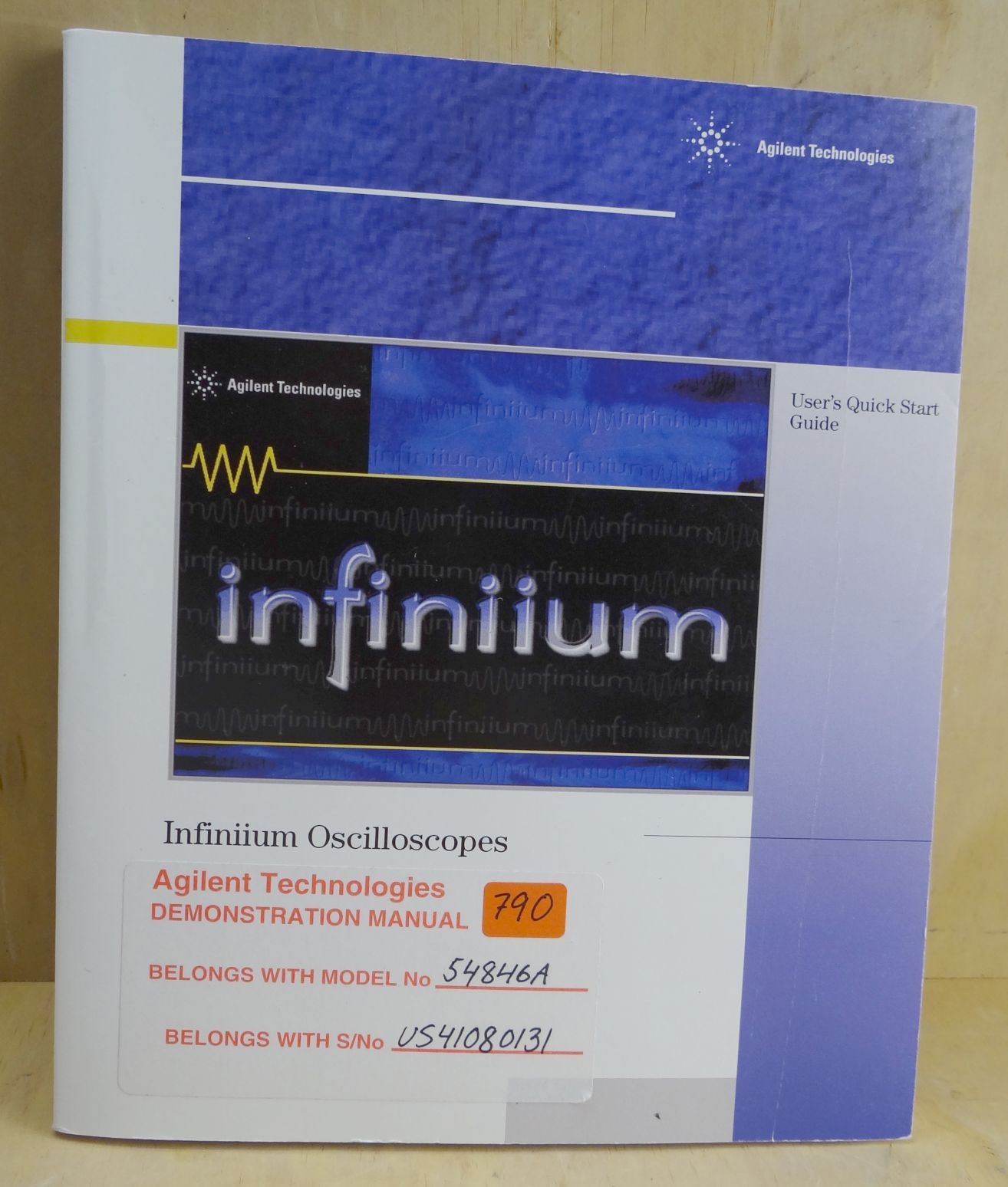 AGILENT INFINIIUM OSCILLOSCOPES USER'S QUICK START GUIDE