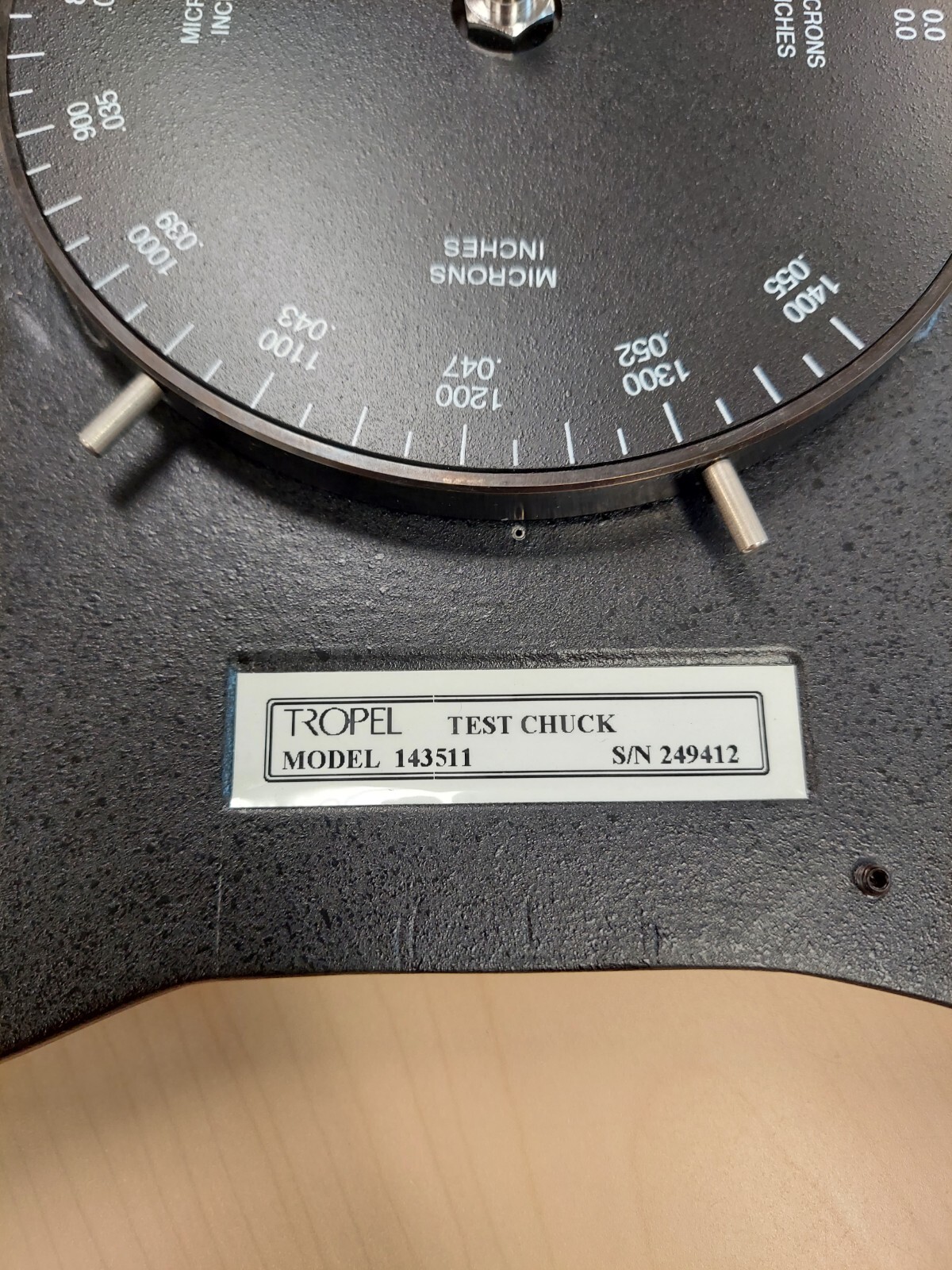 TROPEL Test Chuck Model 143511