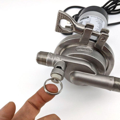 KegLand MKII Magnetic Drive Pump | Inline Pump Head | Stainless Steel | 5 GPM |